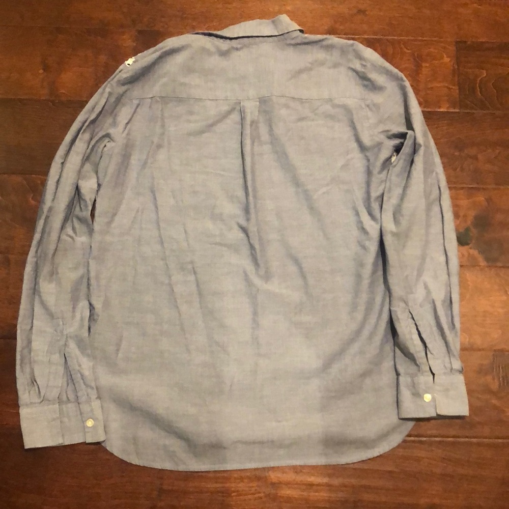 LOFT Chambray Eyelet Shirt - Picture 5 of 7